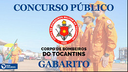 Concurso Bombeiros TO 2022: gabarito saiu pelo Cebraspe nesta terça, 14 Concurso Bombeiros TO 2022: gabarito saiu pelo Cebraspe nesta terça, 14