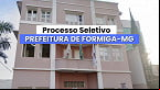 Prefeitura de Formiga-MG abre vagas de R$ 2.250